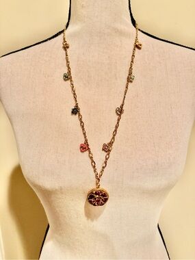 Joan Rivers The Victorian Language of Flowers Gold -Tone Multi-Charm